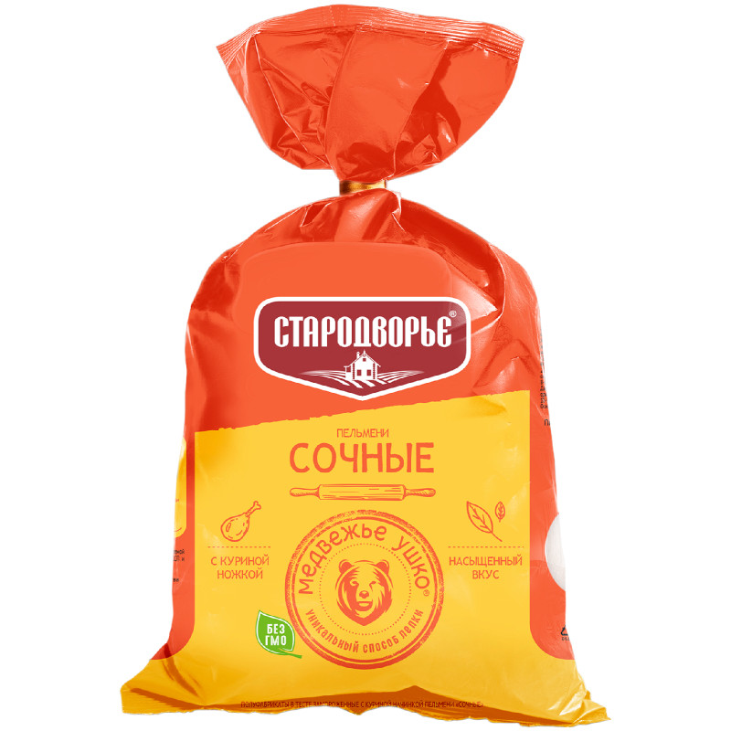 Пельмени Стародворье Сочные, 800г