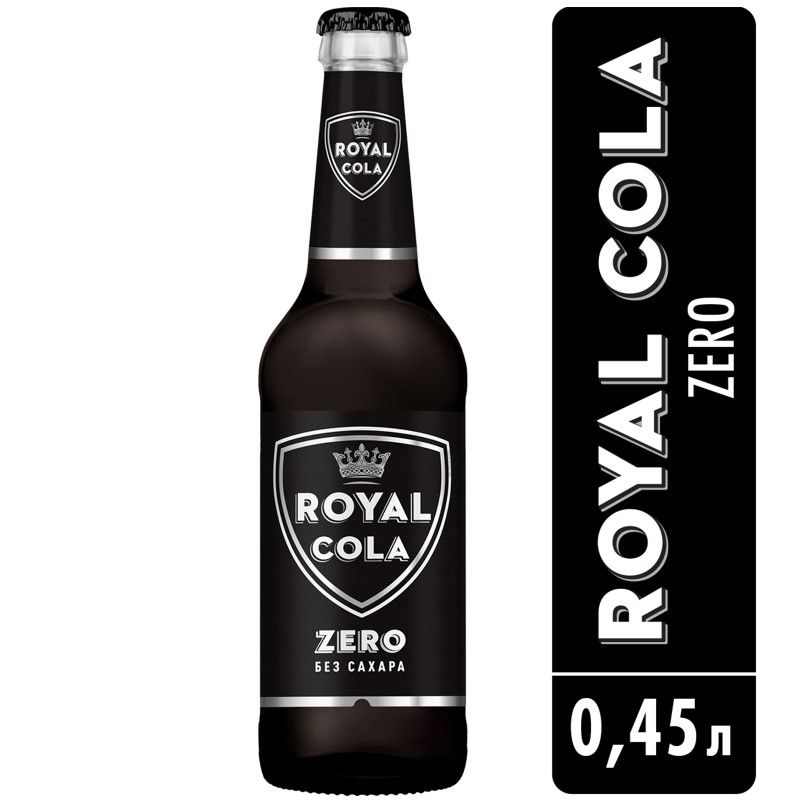 Напиток Royal Cola Zero среднегазированный, 450мл — фото 1