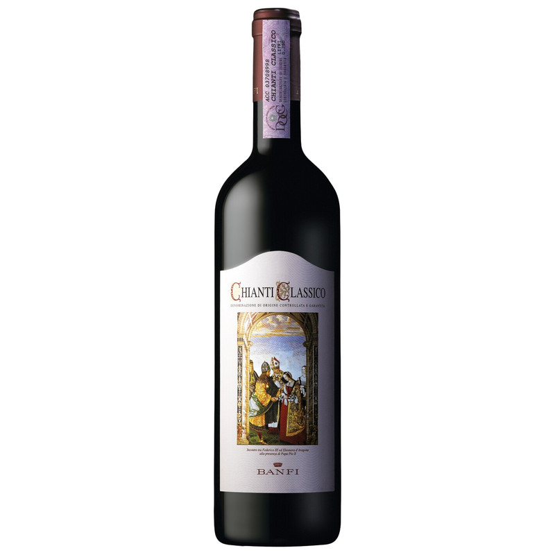 Вино Banfi Кьянти Классико 2017 красное сухое 13.5%, 750мл