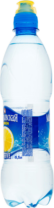 Вода Малаховская Актив Спорт лимон питьевая негазированная, 500мл — фото 1