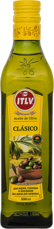 Масло оливковое ITLV Classico рафинированное, 500мл — фото 2