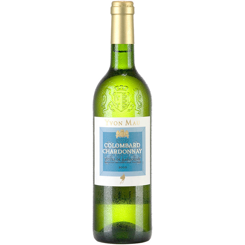Вино Yvon Mau Colombard Chardonnay белое сухое 12%, 750мл
