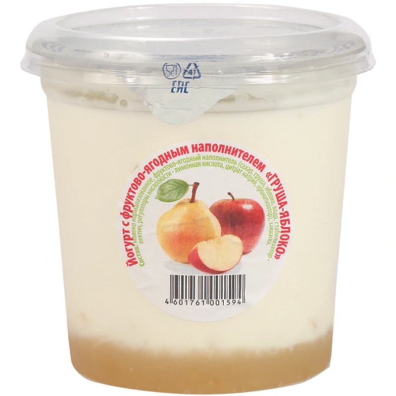 Йогурт Царка груша-яблоко 3.5%, 400г