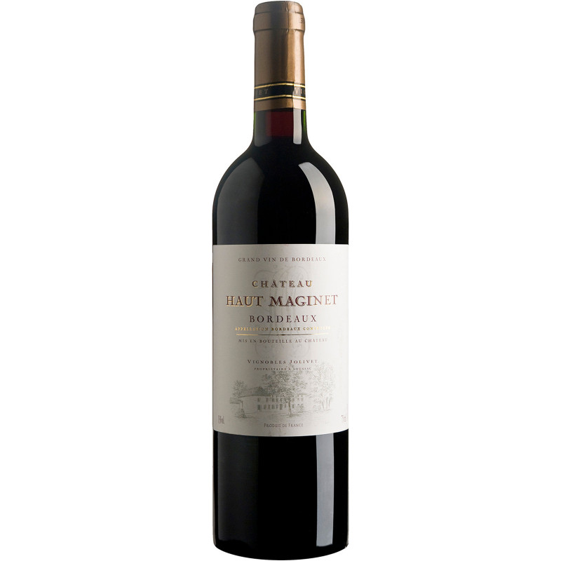 Вино Chateau Haut Maginet Bordeaux AOC красное сухое 13.5%, 750мл
