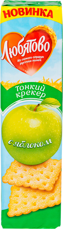 Крекер Любятово с яблоком, 155г — фото 3