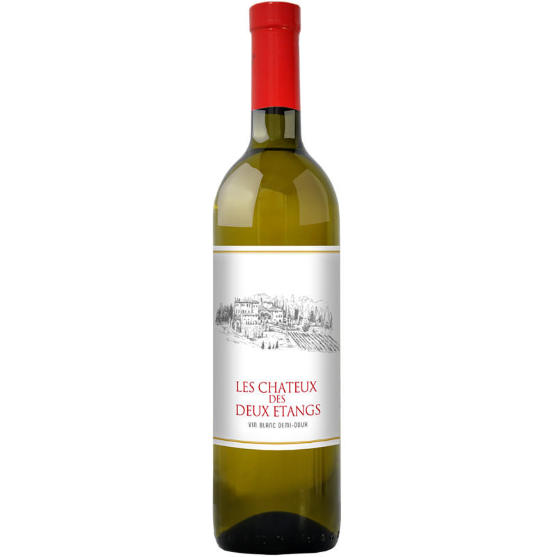 Вино Les Chateaux des deux Etanqs белое полусладкое 9-11%, 750мл