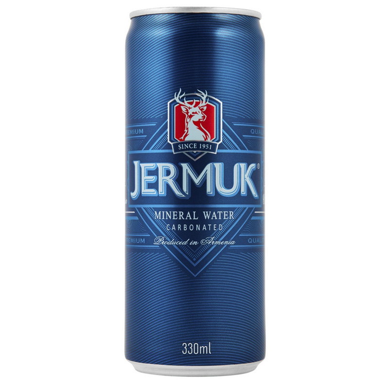 Вода Jermuk минеральная природная питьевая лечебно-столовая газированная, 330мл