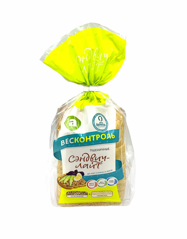 Изделие хлебобулочное Арзамасский Хлеб Сэндвич-лайт пшеничное, 350г
