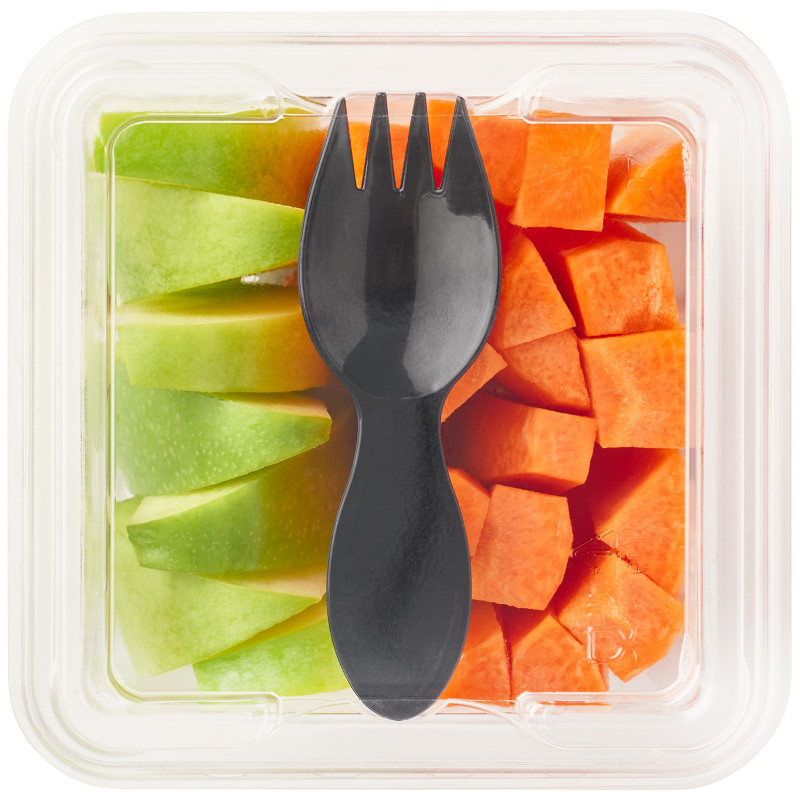 Микс фруктово-овощной яблочные дольки, морковь, 200г — фото 1
