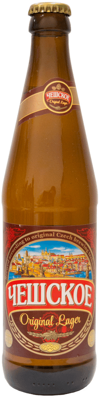 Пиво Чешское Оригинальное светлое 4.7%, 450мл