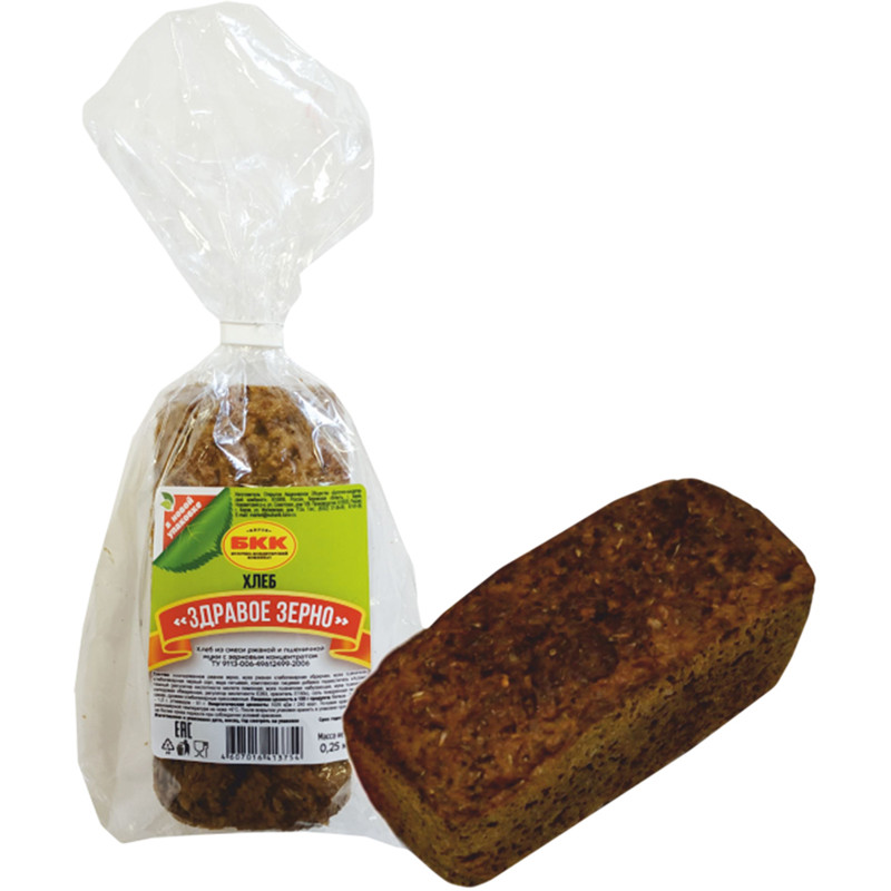 Хлеб БКК Здравое зерно, 250г