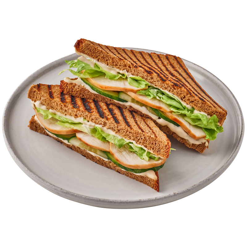 Сэндвич с курицей терияки и творожным сыром Шеф Перекрёсток, 200г — фото 2