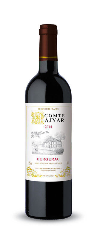 Вино Comte Majyar Bergerac красное сухое 12.5%, 750мл