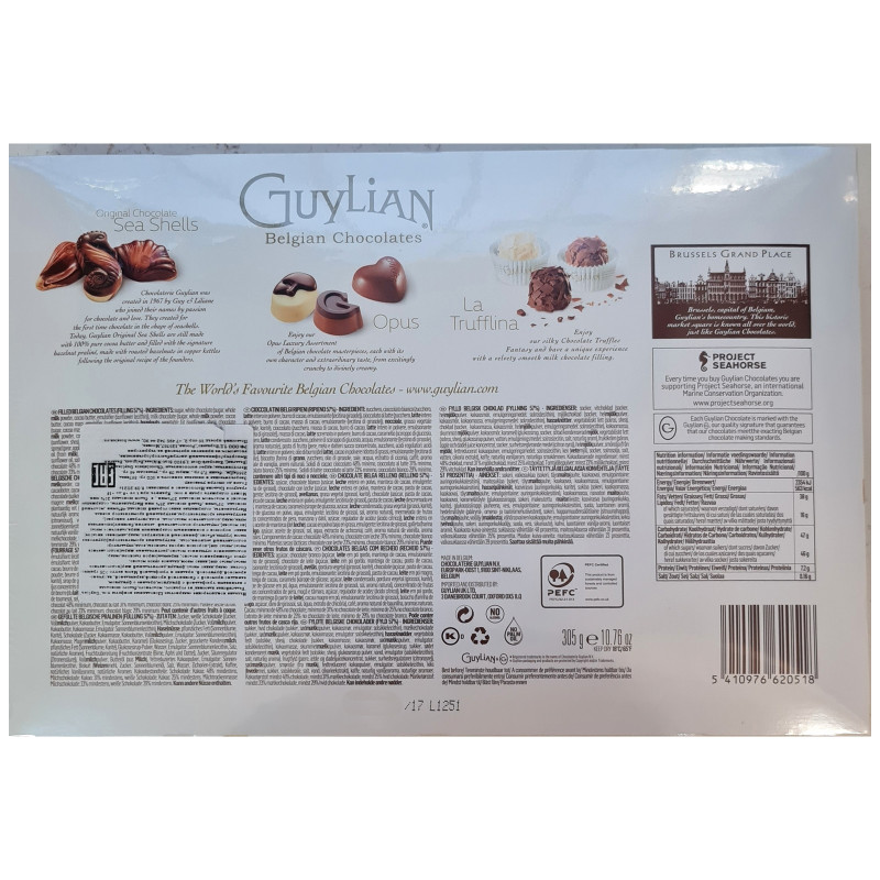 Конфеты Guylian Бельгийская Классика, 305г — фото 4