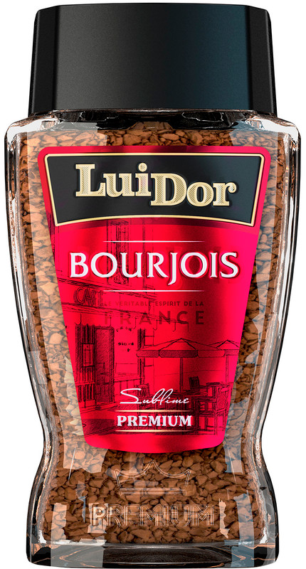 Кофе Luidor Bourgois растворимый сублимированный, 95г