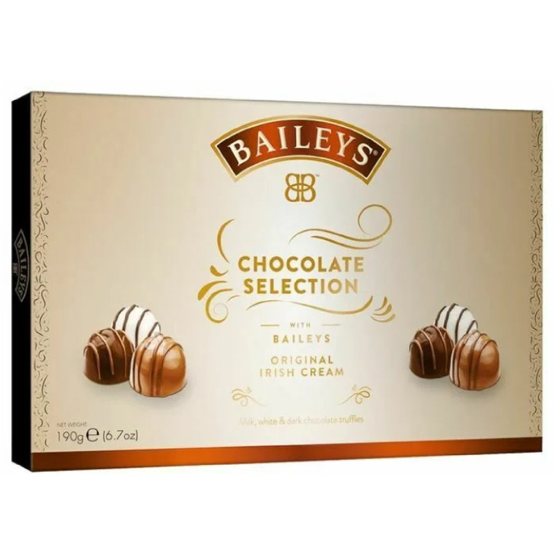 Набор конфет Baileys с ирландским кремовым ликером соленой карамелью и клубничным вкусом, 190г