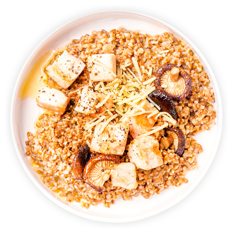 Блюдо для запекания Гречотто с цыпленком и грибами Шеф Перекрёсток by Elementaree, 500г — фото 1
