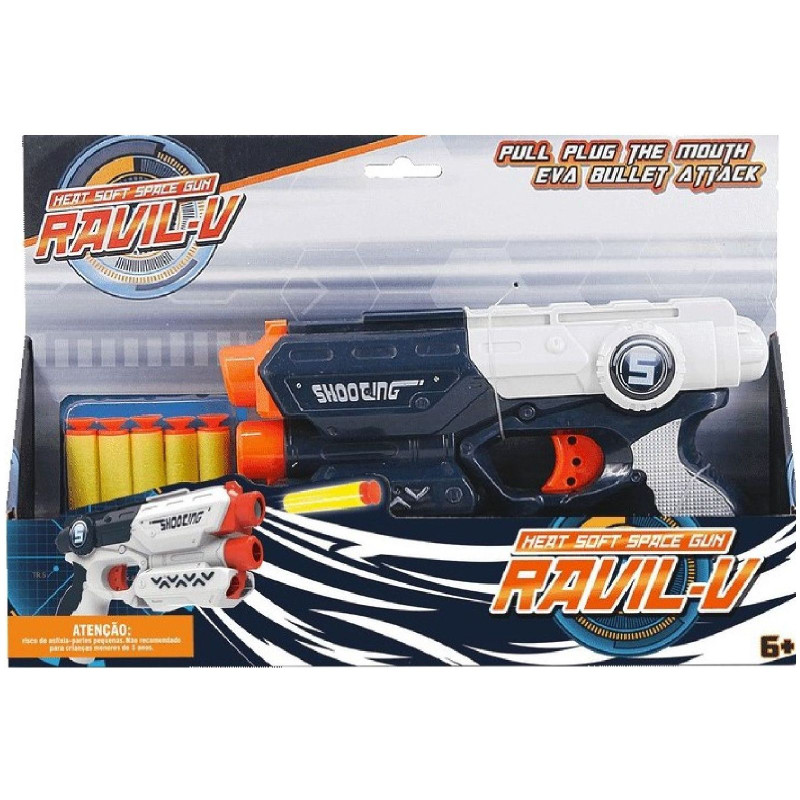 Игрушка TL бластер с мягкими пулями изображающая оружие модель 230328022