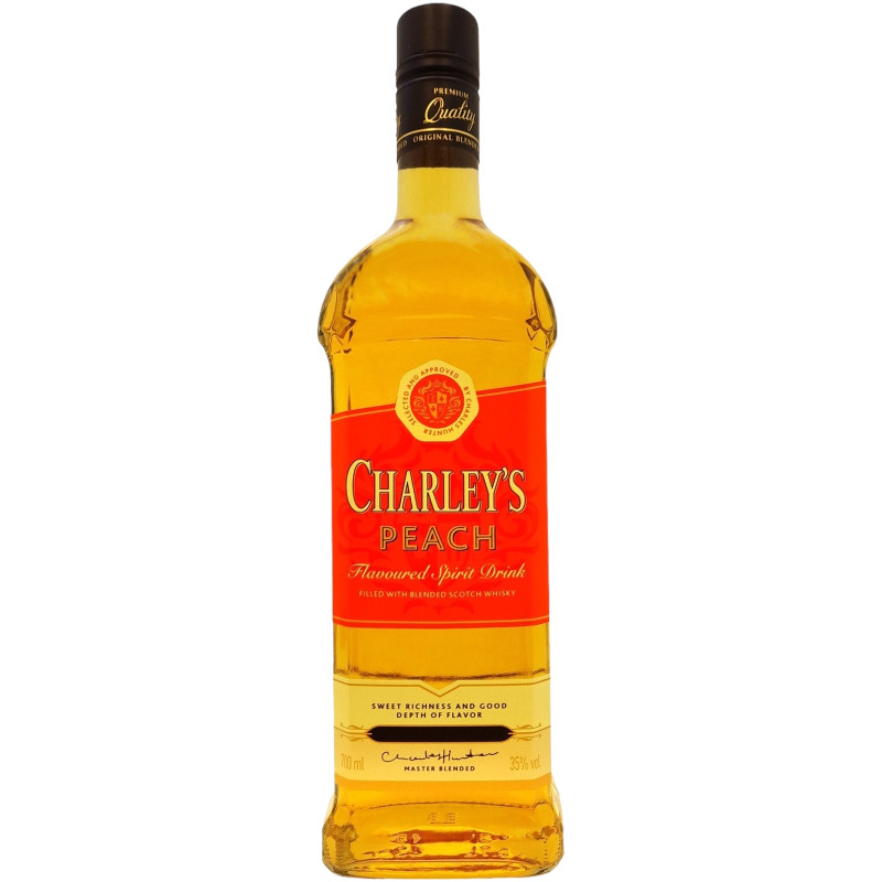 Виски Charley'S Peach с ароматом персика 35%, 700мл