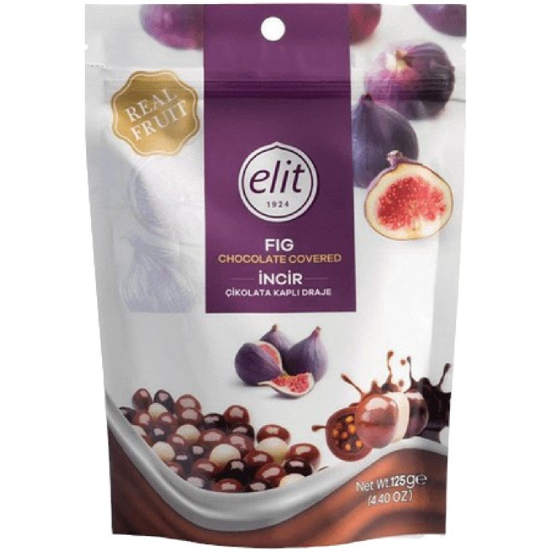 Драже Elit 1924 Fig Chocolate Covered из инжира в шоколаде, 125г