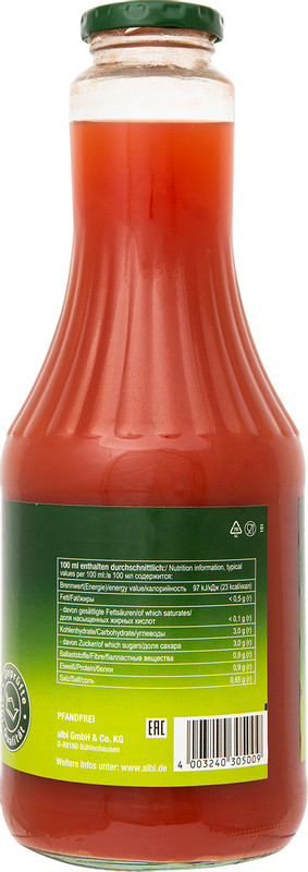 Сок Albi томатный, 1л — фото 1