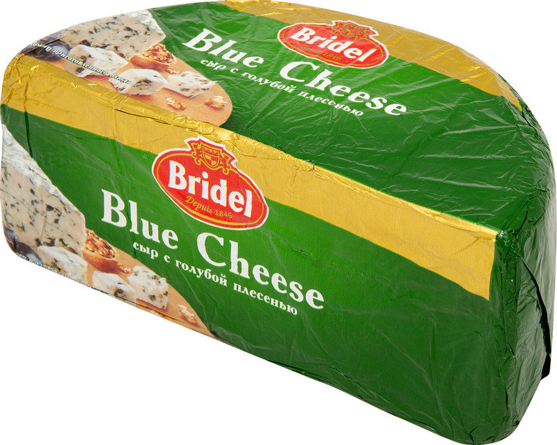 Сыр мягкий Bridel Blue Cheese с голубой плесенью 51% — фото 2