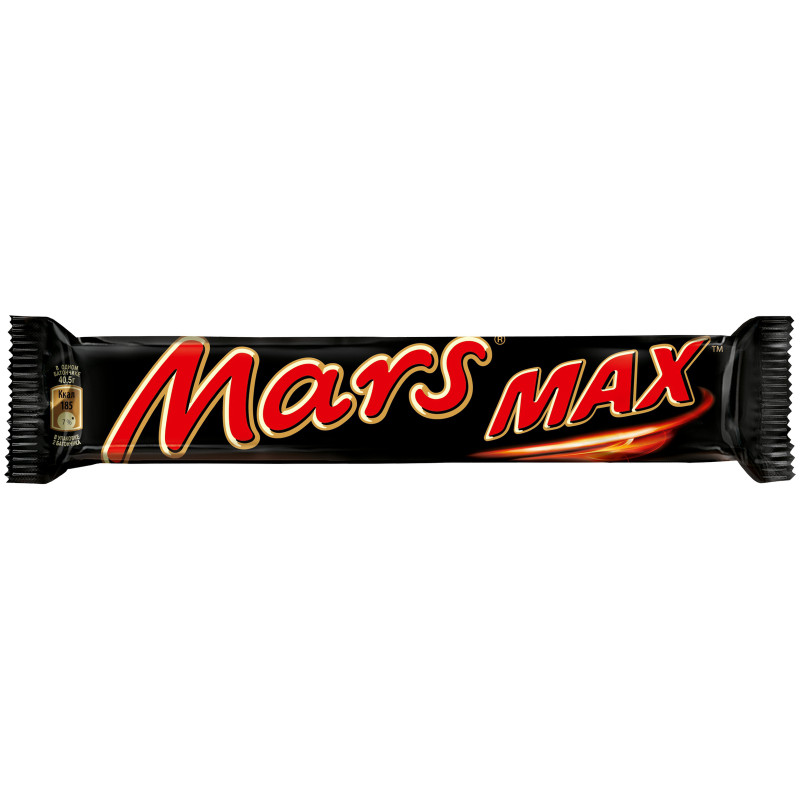 Батончик шоколадный Mars Max с нугой и карамелью в молочном шоколаде, 81г — фото 3