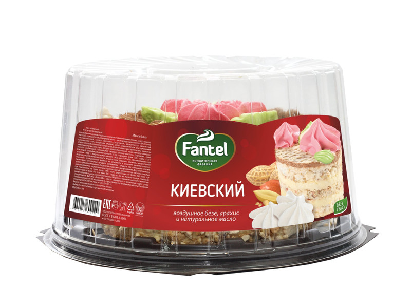 Торт Fantel Киевский, 800г
