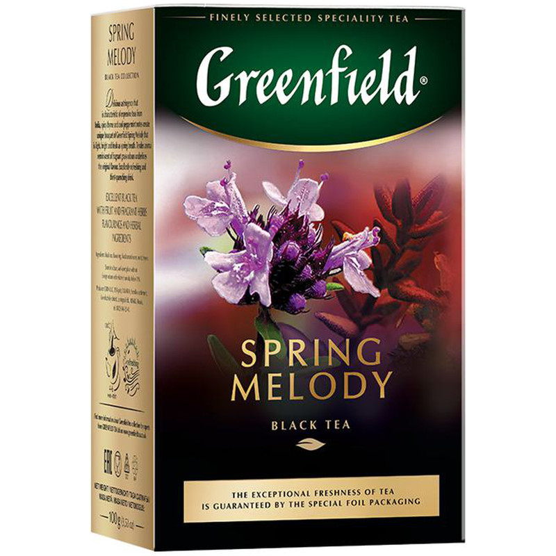 Чай Greenfield Spring Melody чёрный, 100г — фото 2