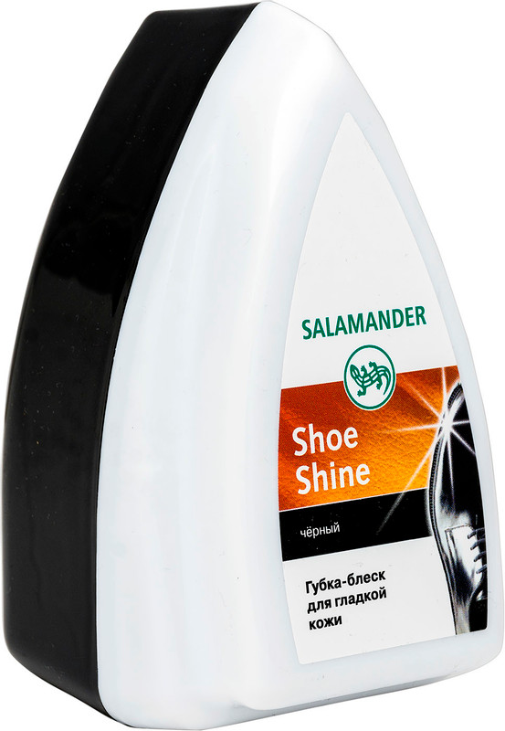 Губка-блеск Salamander Shoe Shine для изделий из гладкой кожи чёрная, 7г — фото 3