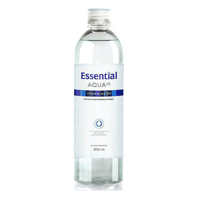 Вода витаминизированная Essential Aqua 25 негазированная, 500мл