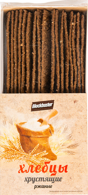 Хлебцы Blockbuster ржаные хрустящие, 130г — фото 2