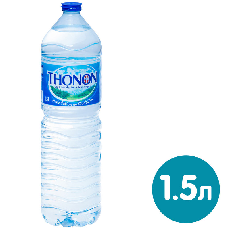 Вода Thonon минеральная природная питьевая столовая негазированная, 1.5л — фото 3