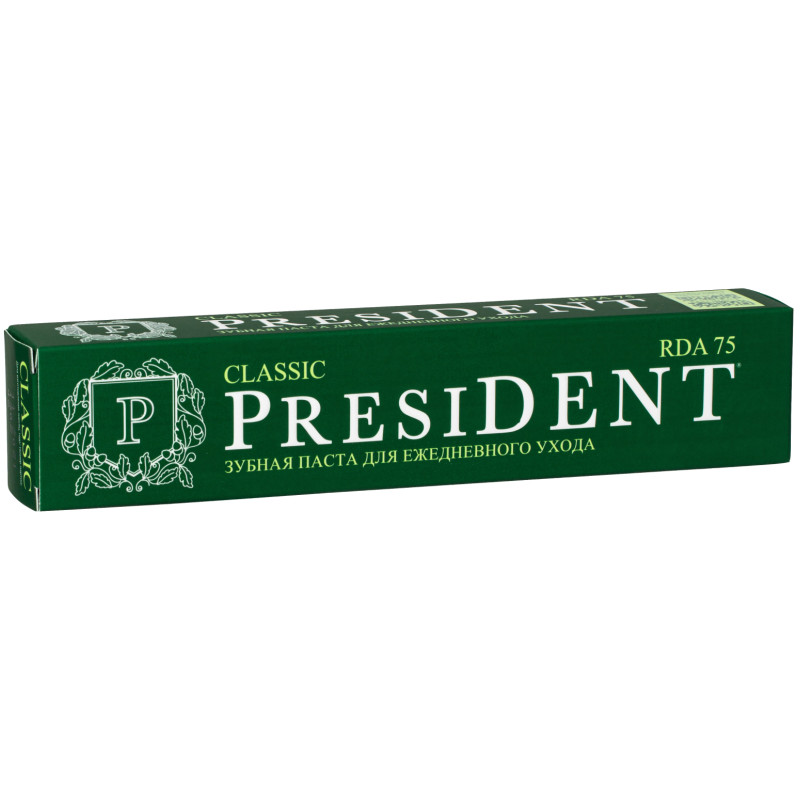Зубная паста President Classic для защиты от кариеса, 75г — фото 1