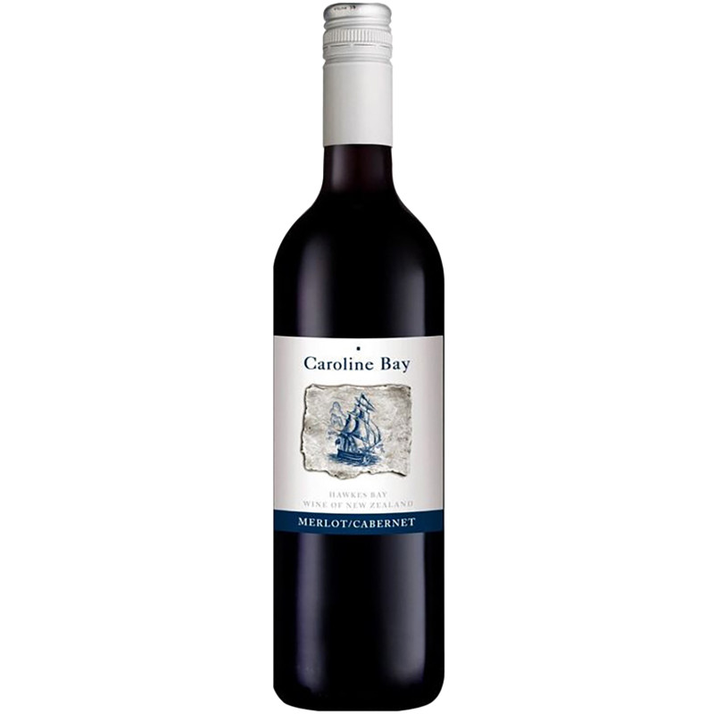 Вино Caroline Bay Мерло Каберне красное сухое, 750мл