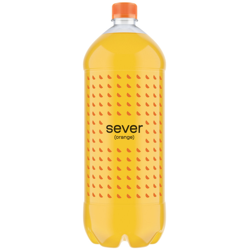 Напиток безалкогольный Sever Апельсин сильногазированный, 2л