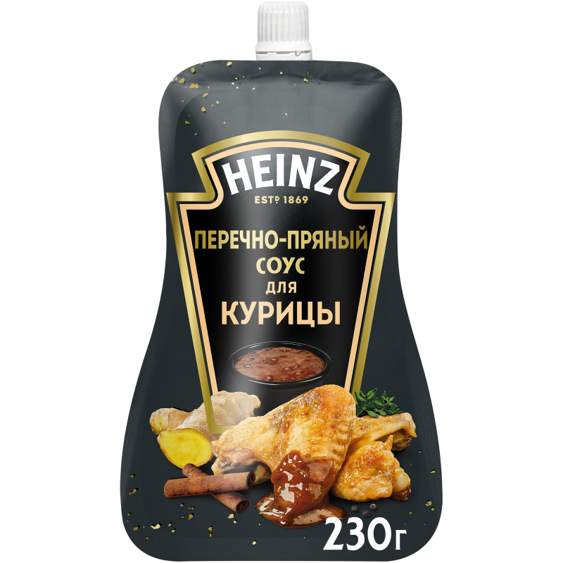 Соус Heinz перечно-пряный для куриных крылышек деликатесный, 230мл — фото 1