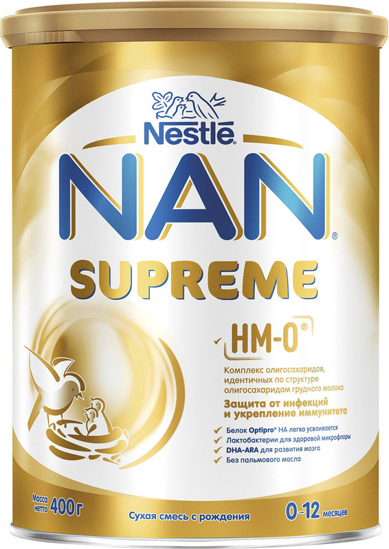 Смесь Nan Supreme молочная с рождения, 400г — фото 1