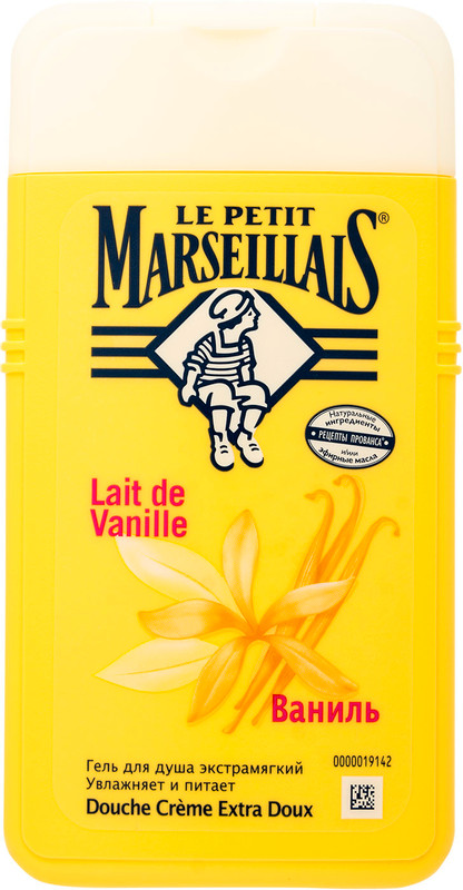 Гель Le Petit Marseillais для душа Ваниль, 250мл — фото 2