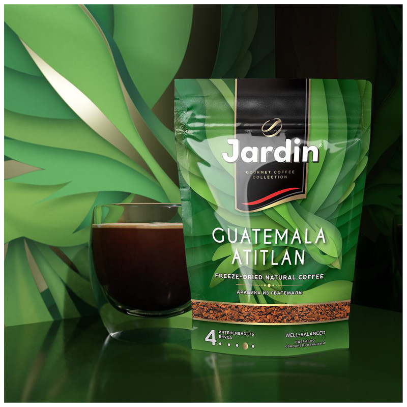 Кофе Jardin Guatemala Atitlan растворимый сублимированный, 150г — фото 2