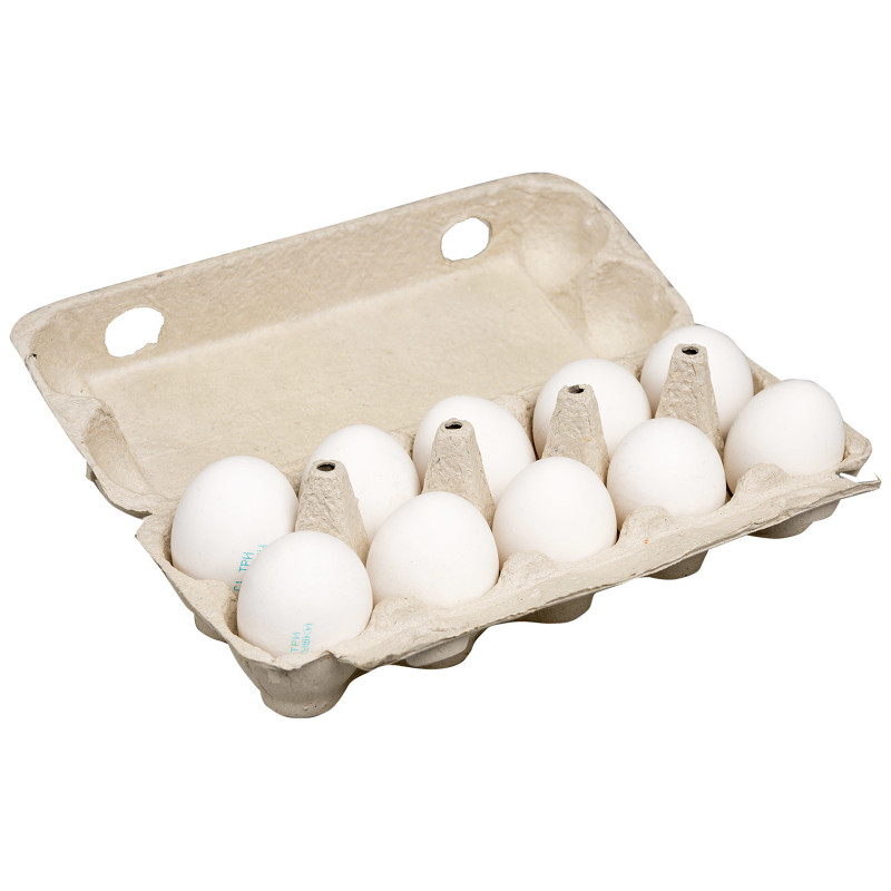 Яйцо куриное Три Несушки белое С1, 10шт — фото 1