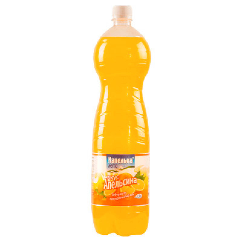 Напиток безалкогольный Капелька Лета апельсин сильногазированный, 500мл