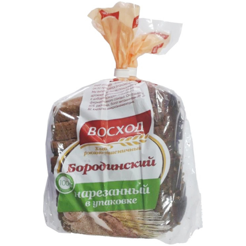 Хлеб Восход Бородинский нарезка, 500г