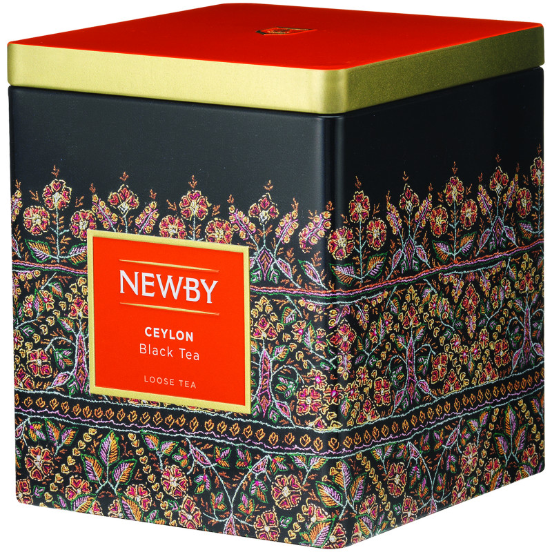 Чай Newby Цейлон чёрный жестяная банка, 125г — фото 1