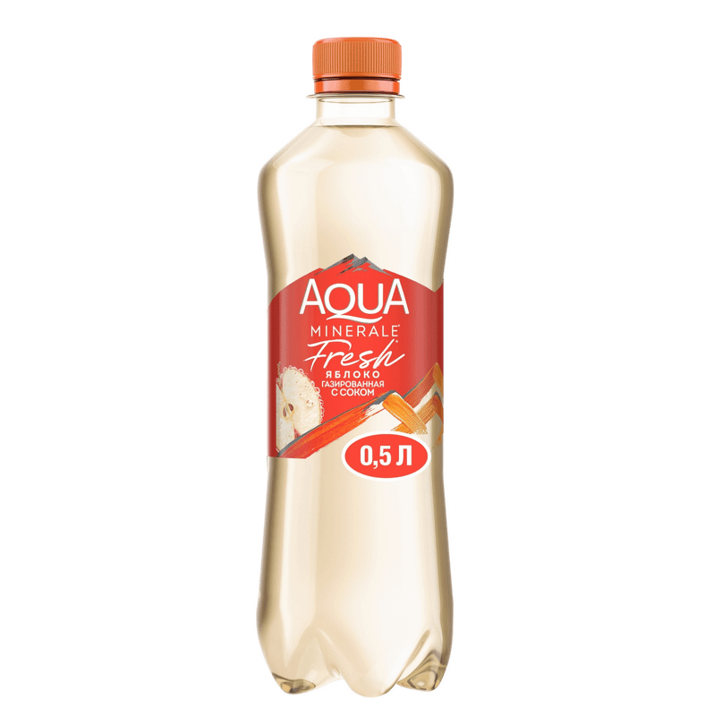 Напиток Aqua Minerale с соком Яблоко среднегазированный, 500мл