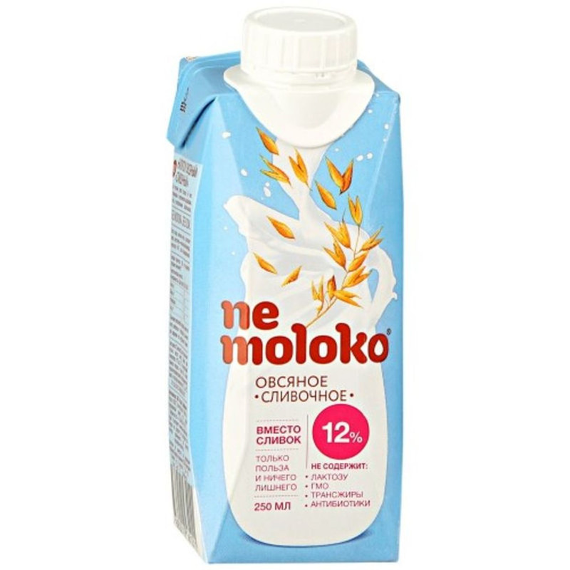 Напиток овсяный Nemoloko сливочный 12%, 250мл
