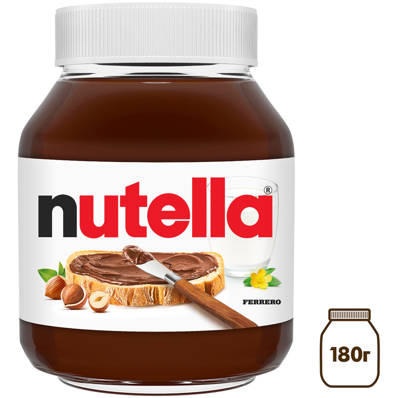 Ореховая паста Nutella фундук и какао, 180г