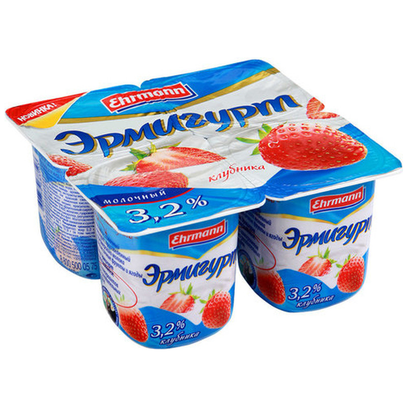 Продукт йогуртный Эрмигурт молочный лесные ягоды 3.2%, 115г — фото 1