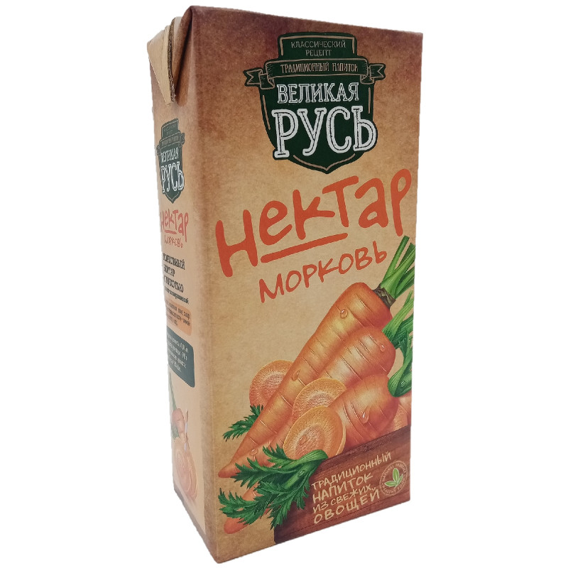 Нектар Великая Русь морковный, 1л