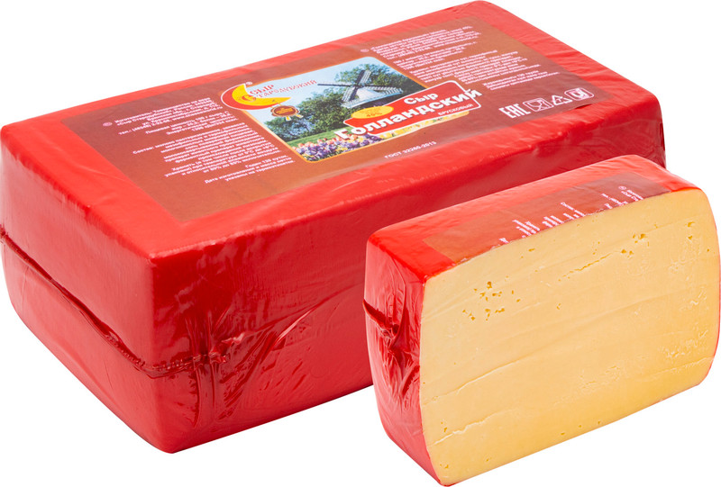Сыр Стародуб Голландский брусок 45% — фото 2